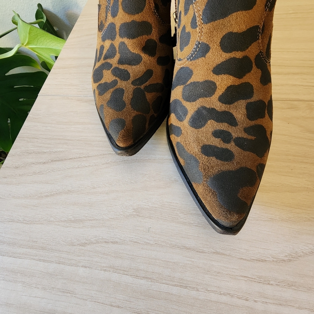 Golo Vero Cuoio Shoes Leopard Print Ankle Boots - Picture 3 of 10